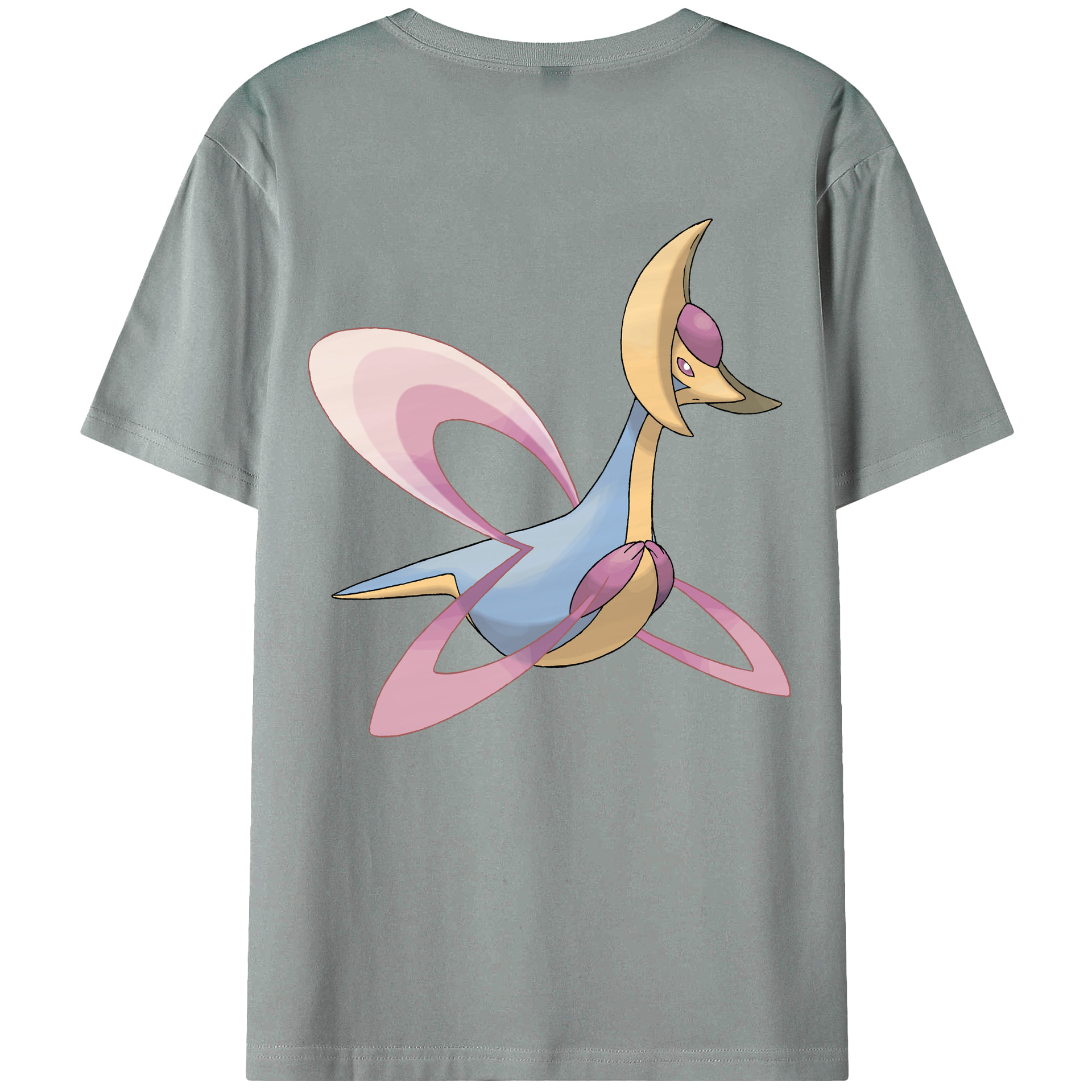 （画像用） ポケットモンスター Pokémon 綿100％ メンズ半袖Tシャツ（バックプリント） 通気性